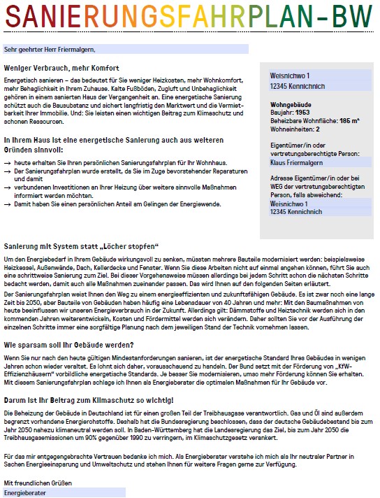 Sanierungsfahrplan BW Altensteig